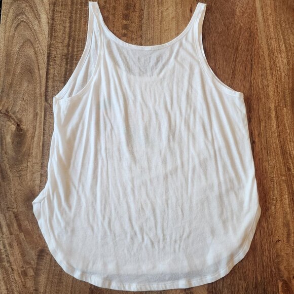 Dixxon Shirt Womens Large White Tank Top Car Desert Graphic Retro Flannel Co - Picture 4 of 6